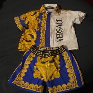 Versace signature short set
